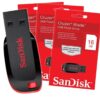 SanDisk 16GB Flash Drive Cruzer Blade USB 2.0