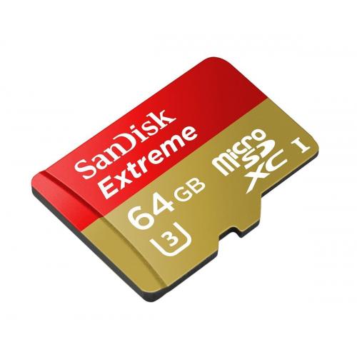 SanDisk 64GB Memory Card Extreme MicroSDXC UHS-I