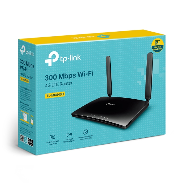 Tp-Link MR6400 Wireless Router 4G LTE 300 Mbps