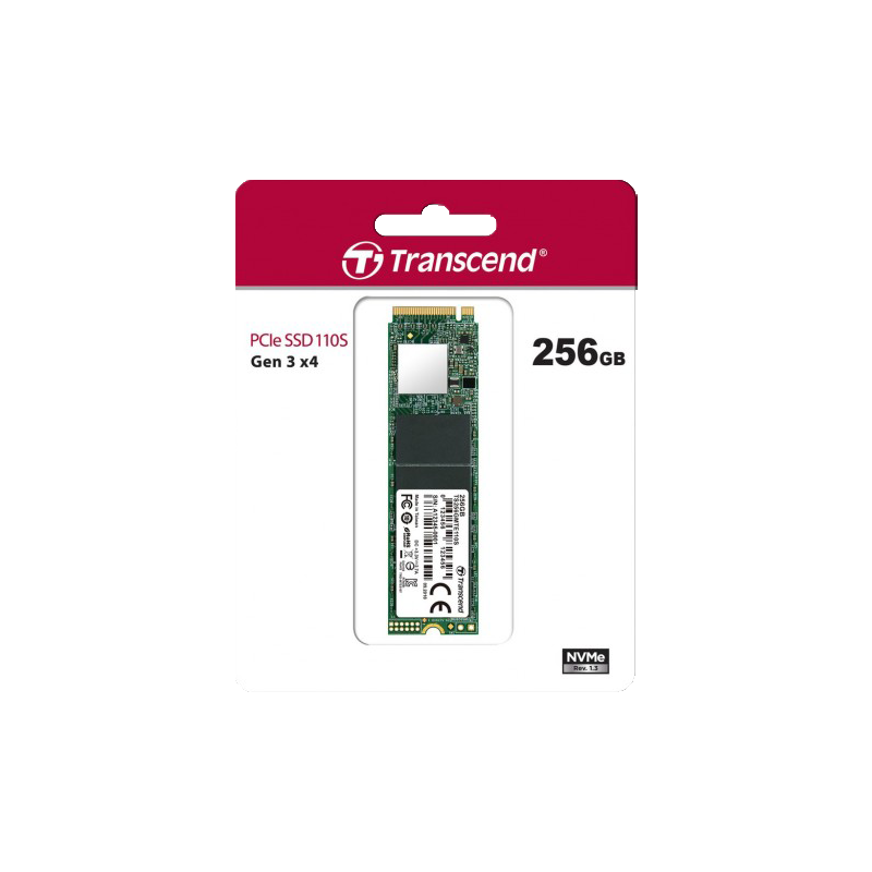 Transcend 256GB Internal SSD Drive 110S M.2 PCIe NVMe 2280