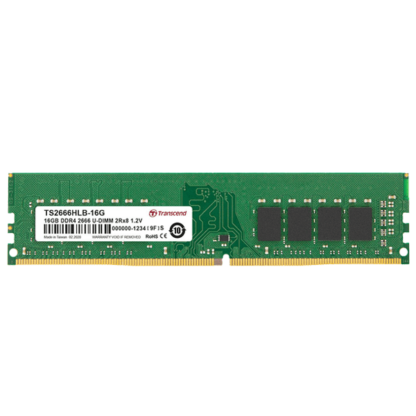 Transcend Desktop 16GB RAM DDR4 2666