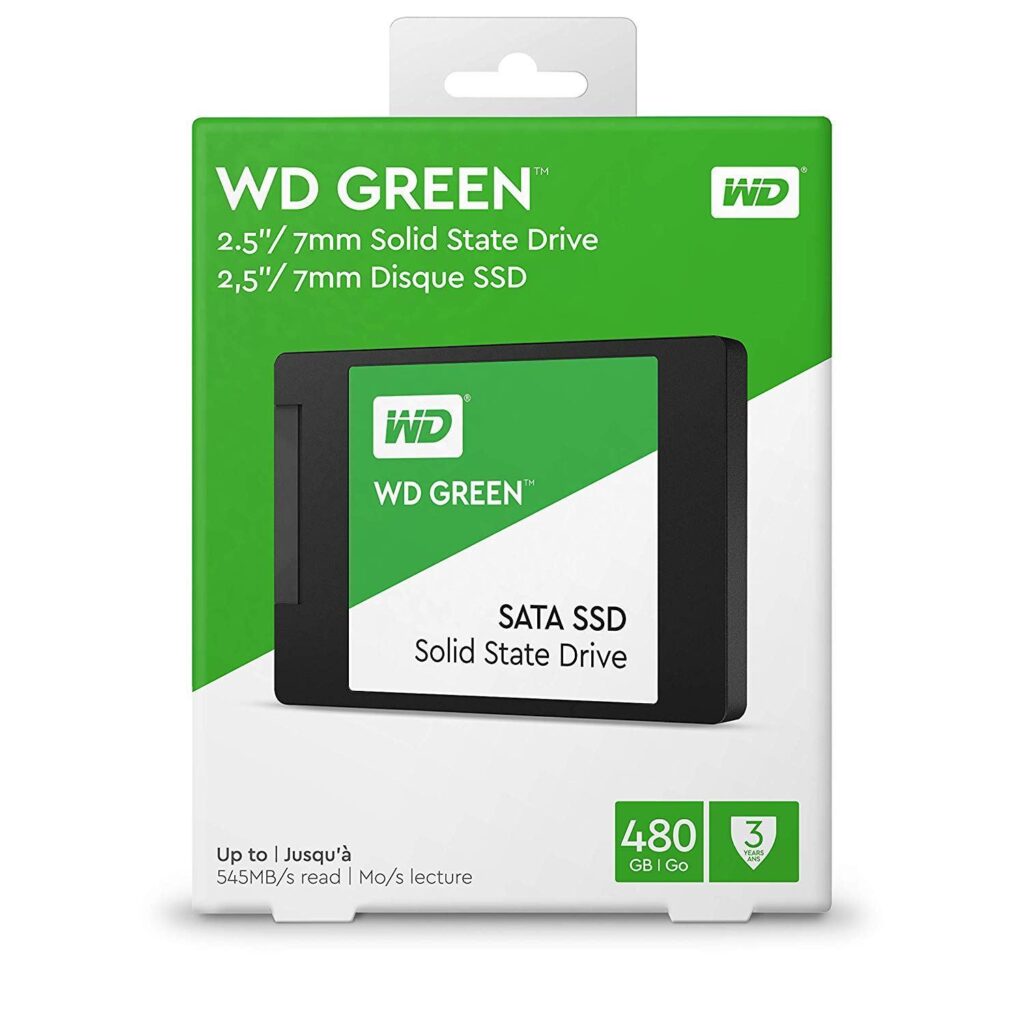 WD Green 480GB Internal PC SSD SATA III 2.5″