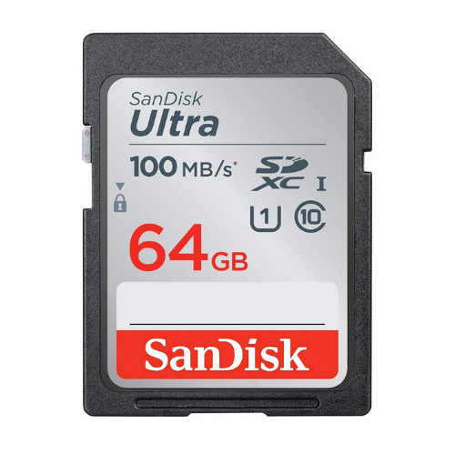 SanDisk 64GB Camera Card Ultra SDXC 100MB/s Class 10 UHS-I