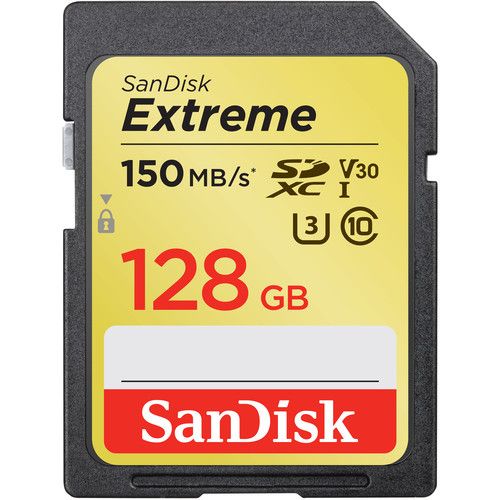 SanDisk 128GB Camera Card Extreme SDHC 150MB/s