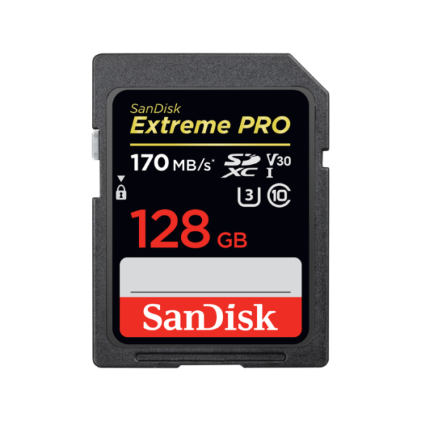 SanDisk 128GB Camera Card Extreme PRO MicroSDXC UHS-I 170MB/s