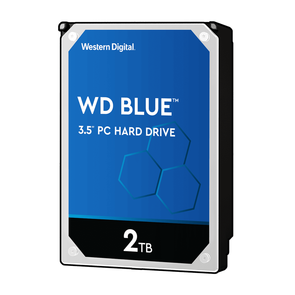 WD Desktop 2TB Hard Drive 3.5″ 256MB 5400rpm (Blue)