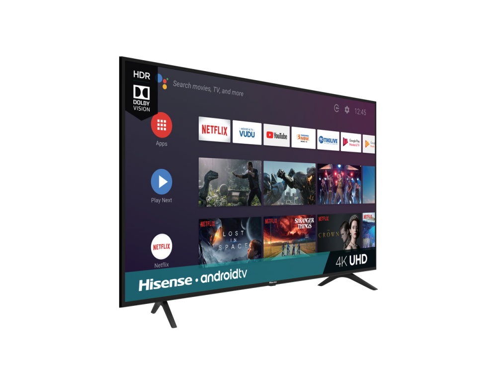 Hisense 55" Smart Ultra HD 4K Android Tv