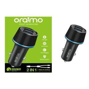 Oraimo-Car-charger-2-in-1-Cable